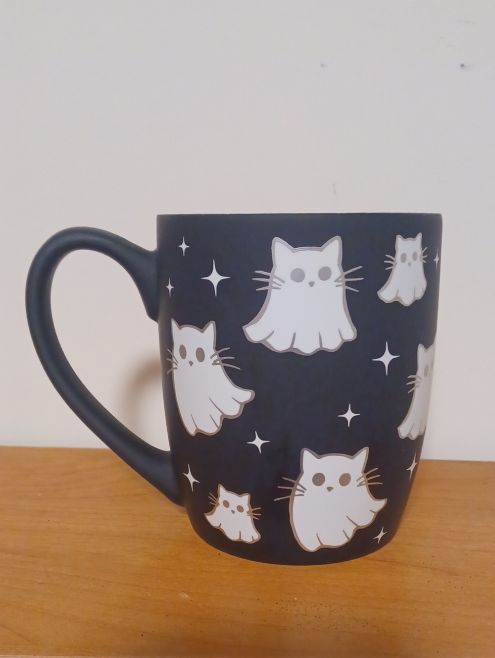 Cobwebs & Cauldrons Ghost Kitty Soft Touch Mug